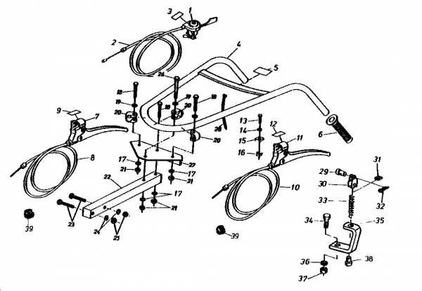 Ersatzteile Gutbrod Motorhacken MB 60-52 Typ: 07512.07  (1985) Holm
