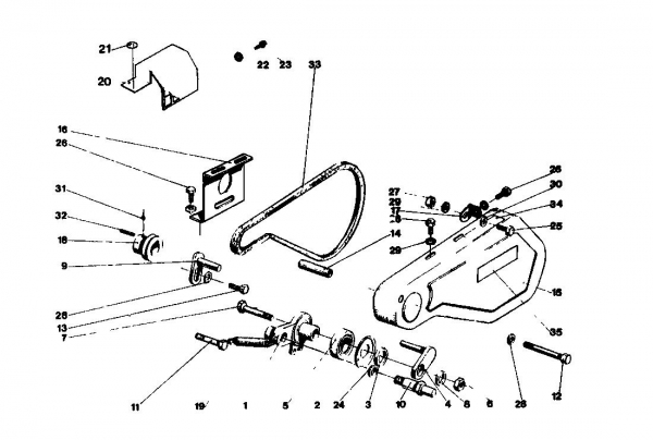 Ersatzteile Gutbrod Motorhacken MB 60-30 Typ: 07511.07  (1985) Fahrantrieb