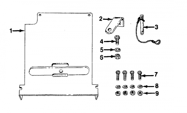 Ersatzteile Columbia Rasentraktoren RD 10/660 SL Typ: 136-5290 (1986) Anhängekupplung