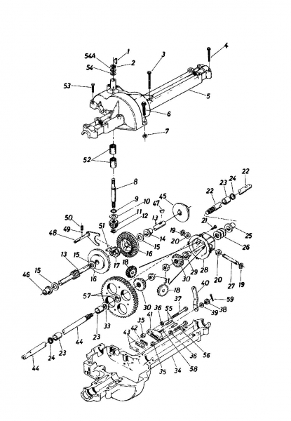Ersatzteile Novotrac Rasentraktoren NOVOTRAC 11-76 HA Typ: 138-5420 (1988) Getriebe