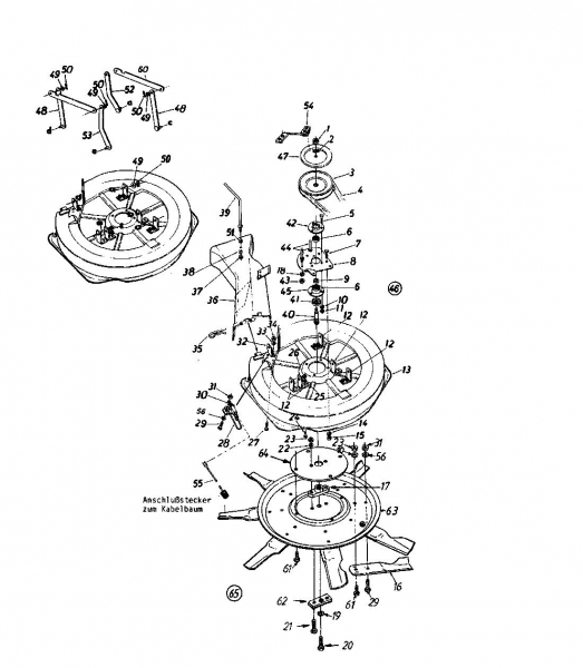 Ersatzteile Novotrac Rasentraktoren NOVOTRAC 11-76 HA Typ: 138-5420 (1988) Mähwerk C (30"/76cm)