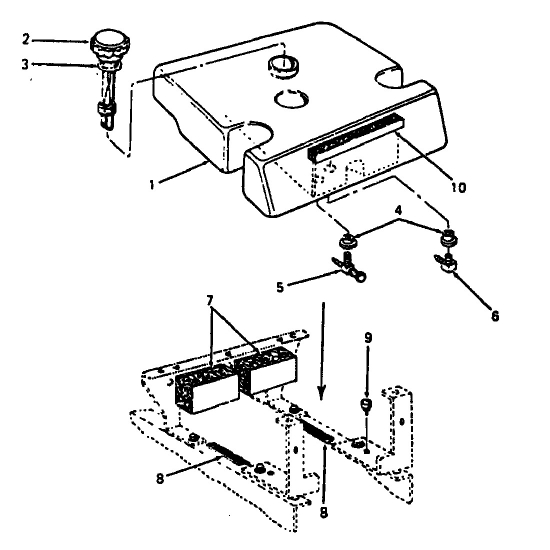 Cub Cadet Ersatzteile Kompakttraktoren 1772 1772  (1989) Tank