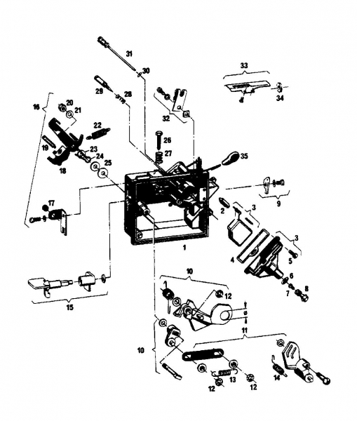 Ersatzteile Gutbrod Motormäher mit Antrieb SB 51 R Typ: 02608.04  (1988) Vergaser