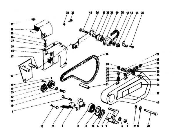 Ersatzteile Golf Motorhacken 162 MS 4 Typ: 07514.04  (1989) Fahrantrieb