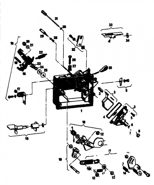 Ersatzteile Gutbrod Motormäher mit Antrieb SB 51 R Typ: 02608.04  (1989) Vergaser
