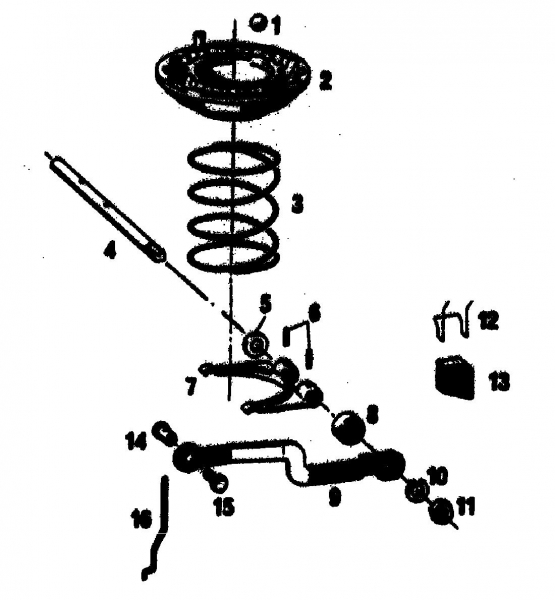 Ersatzteile Gutbrod Motormäher mit Antrieb SB 51 R Typ: 02608.04  (1989) Regler