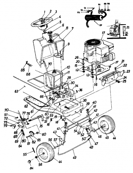 Ersatzteile Novotrac Rasentraktoren NOVOTRAC 11 Classic Typ: 130-5270 (1990) Vorderachse