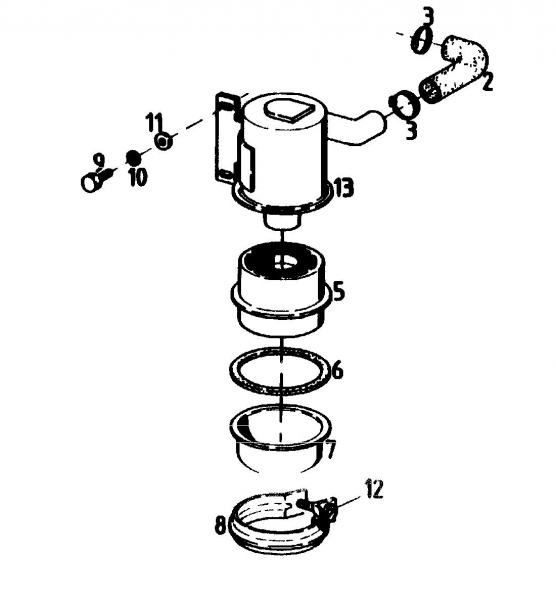 Ersatzteile Gutbrod Balkenmäher BM 100-2/G Typ: 07507.01  (1990) Luftfilter