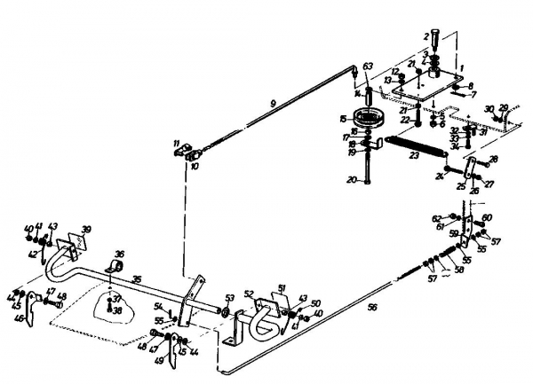 Ersatzteile Gutbrod Rasentraktoren Sprint 1000 E Typ: 02840.04  (1991) Pedale