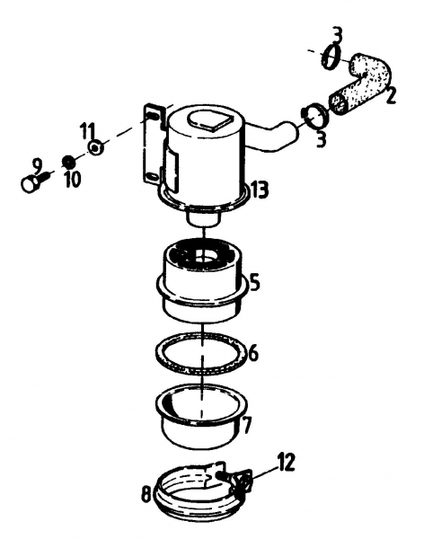 Ersatzteile Gutbrod Balkenmäher BM 100-2/G Typ: 07507.01  (1991) Luftfilter