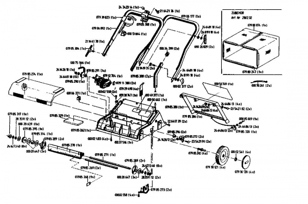 Ersatzteile Golf Elektrovertikutierer 128 VE Typ: 02805.04  (1993) Grundgerät