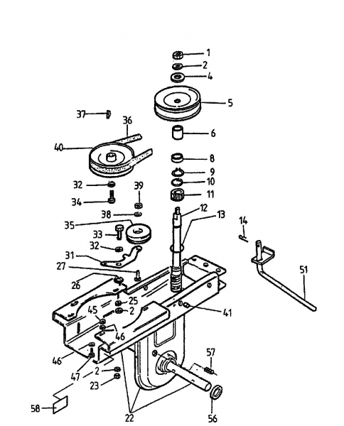 Ersatzteile Diana Motorhacken 535 Typ: 04034.06  (1995) Hackantrieb