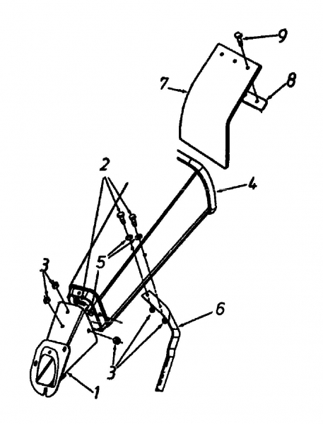 Ersatzteile Gutbrod Laubsauger mit Häckselfunktion LSH 66-80 Typ: 04201.04  (1996) Trichter
