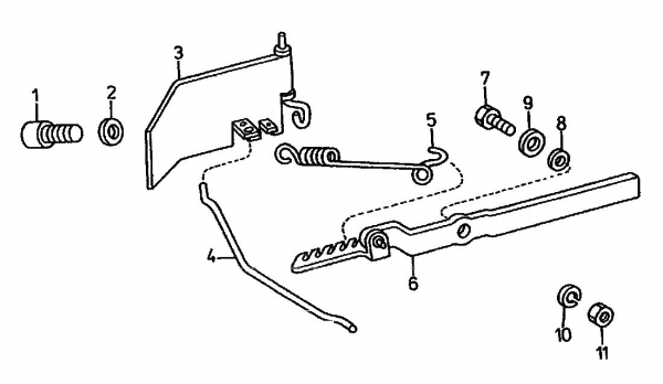Ersatzteile Gutbrod Balkenmäher BM 100-2/G Typ: 07508.06  (1996) Regler
