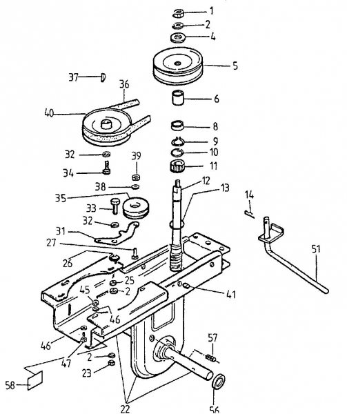 Ersatzteile Gutbrod Motorhacken MB 50-35 Typ: 04034.01  (1996) Hackantrieb