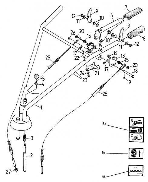 Ersatzteile Gutbrod Balkenmäher BM 107 Typ: 17A-107-604  (2000) Holm