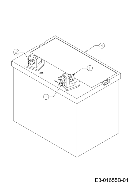 Cub Cadet Ersatzteile Zero Turn All Rounder 1050 17AF9BKP603R  (2008) Batterie