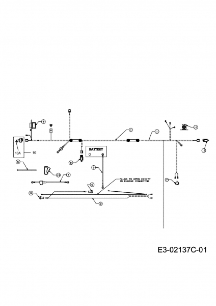 Ersatzteile Iks-Pro Rasentraktoren 150 KL Typ: 13DV478F460  (2006) Elektroteile