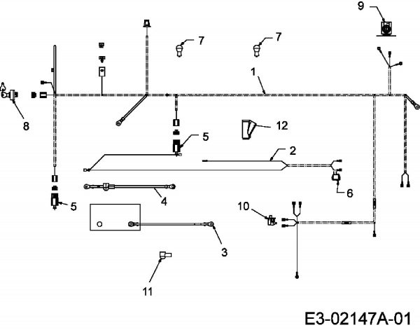 Ersatzteile Mastercut Rasentraktoren Mastercut 92-155 bis 2016 Typ: 13DM450E659  (2008) Elektroteile