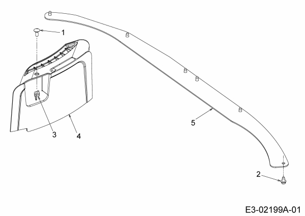 Ersatzteile MTD Rasentraktor LTEX 96 TB Typ: 13GM76KF682  (2013) Mulch Kit 