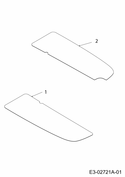 Ersatzteile Tigara Rasentraktoren TG 19/107 H Typ: 13IJ79KG649  (2020) Trittbrettbelag