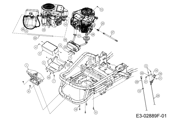Cub Cadet Ersatzteile Zero Turn XZ5 L127 17AIEACZ603 (2020) Choke- und Gaszug, Motorzubehör