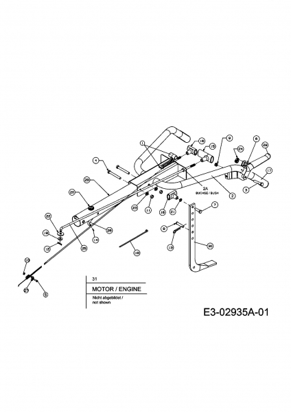 Ersatzteile MTD Motorhacke T/450 Typ: 21AB454B678  (2010) Holm 