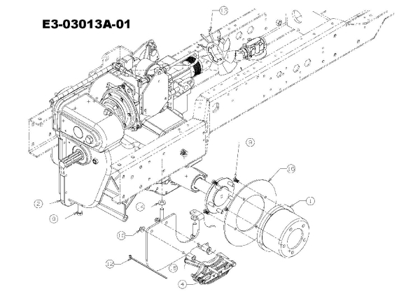 Ersatzteile Massey Ferguson Kompakttraktoren MF 22-20 GC Typ: 54AE52L-695  (2007) Bremse