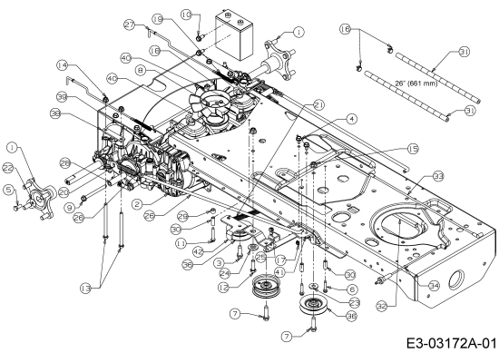 Cub Cadet Ersatzteile Zero Turn All Rounder 1050 17AH9TKP603  (2007) Fahrantrieb