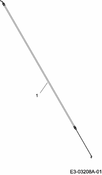 Ersatzteile Ok Motormäher mit Antrieb 46 SPB Typ: 12C-J24J667  (2010) Bremszug