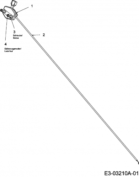 Ersatzteile MTD Benzin Rasenmäher ohne Antrieb 46 PHM-HQ Typ: 11D-J1CQ616  (2009) Gasfernbedienung 