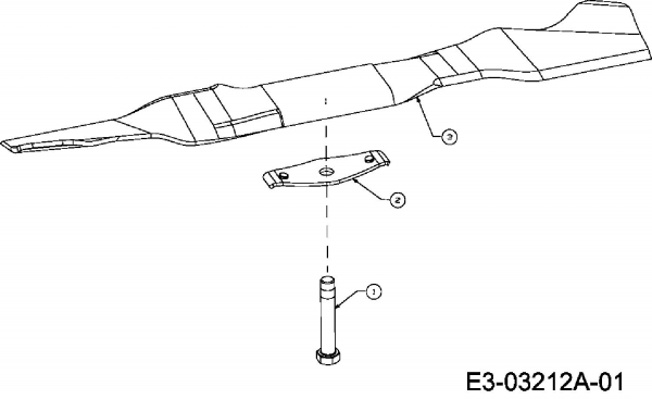 Ersatzteile MTD Benzin Rasenmäher mit Antrieb 46 SPH Typ: 12C-J2BQ606  (2007) Messer 