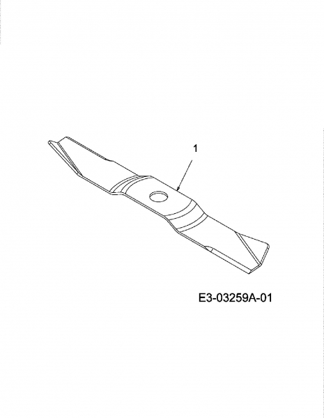 Ersatzteile MTD Elektro Rasenmäher ohne Antrieb E 33 W Typ: 18D-M4D-600  (2010) Messer 