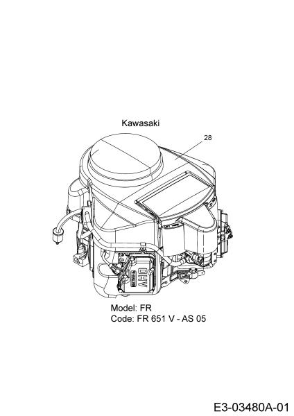 Cub Cadet Ersatzteile Zero Turn Z-Force SZ 48 17AIDGHB603  (2015) Motor Kawasaki