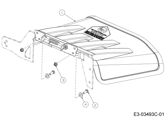 Cub Cadet Ersatzteile Zero Turn Z-Force S 60 17BSDGHD010  (2018) Deflektor