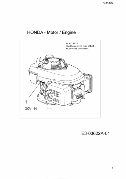 Ersatzteile Wingart Motormäher mit Antrieb BR 1646 RA Typ: 12A-THBQ601 ...