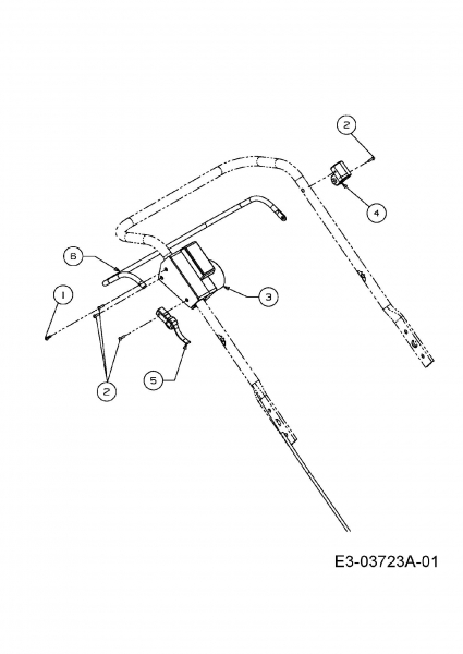 Ersatzteile M Tech Elektromäher M 1719 E Typ: 18A-18K-605  (2009) Schalter