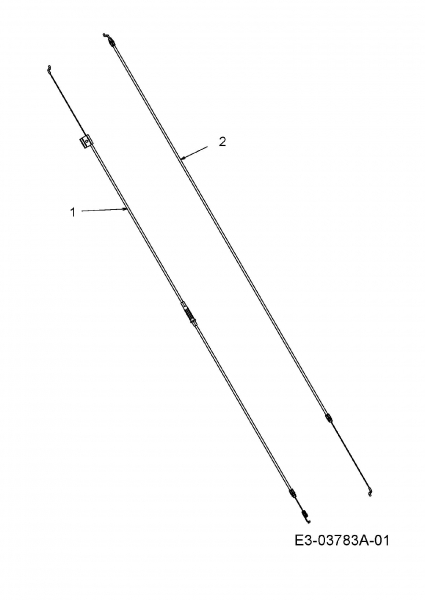 Ersatzteile M Tech Motormäher mit Antrieb M 5360 SPHWK Typ: 12A-867D605 (2008) Bowdenzüge