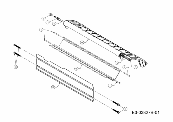 Ersatzteile MTD Benzin Vertikutierer VG 40 BM Typ: 16CH5AMQ600  (2011) Heckklappe 