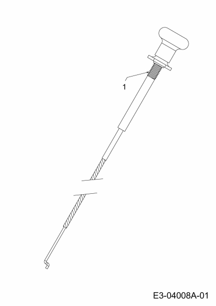 Ersatzteile Tigara Rasentraktoren TG 19/107 H Typ: 13HJ79KG649  (2015) Chokezug