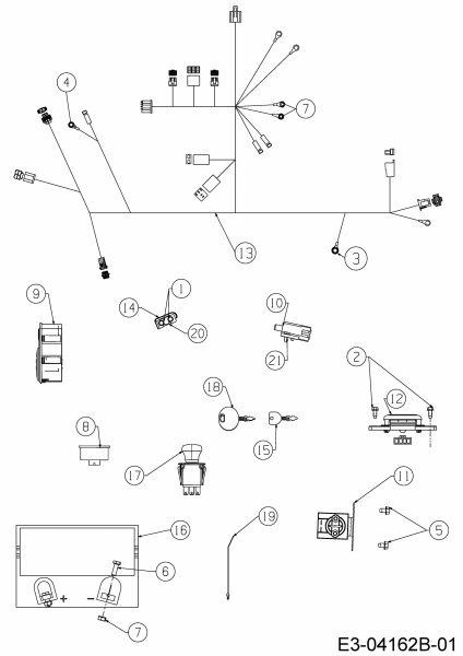Cub Cadet Ersatzteile Zero Turn FMZ 50 17AI4BFP603  (2008) Elektroteile