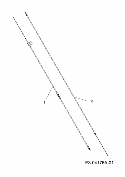 Ersatzteile Yard-Man Motormäher mit Antrieb YM 5519 SPO Typ: 12A-18M1643 (2008) Bowdenzüge