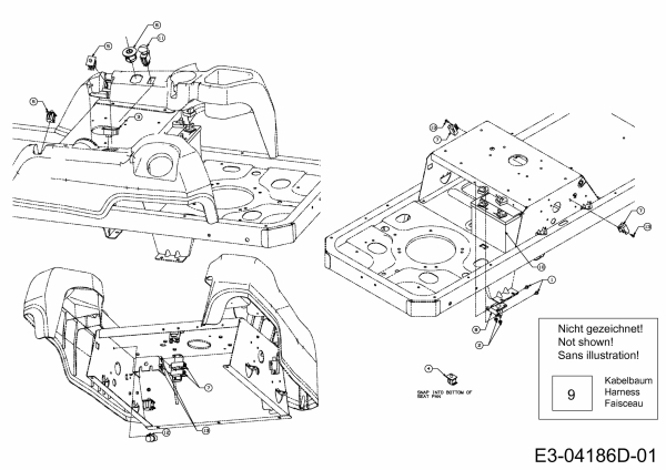 Ersatzteile Massey Ferguson Zero Turn MF 50-23 ZT Typ: 17AF2ACP695  (2013) Elektroteile