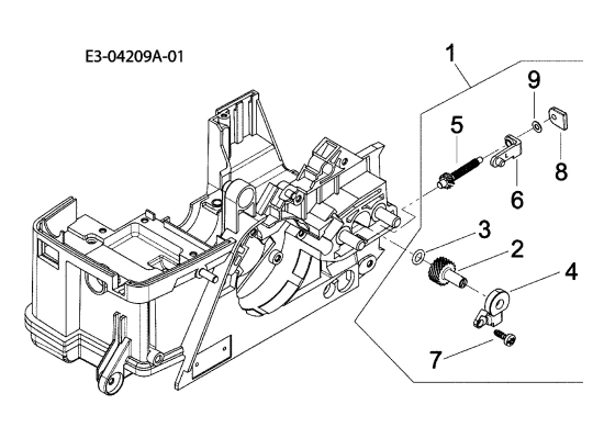 Cub Cadet Ersatzteile Motorkettensägen CC 2740 41AY642G603  (2008) Kettenspannung