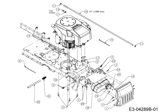 Cub Cadet Ersatzteile Zero Turn All Rounder 1050 17AF9BKP603R  (2008) Motorzubehör