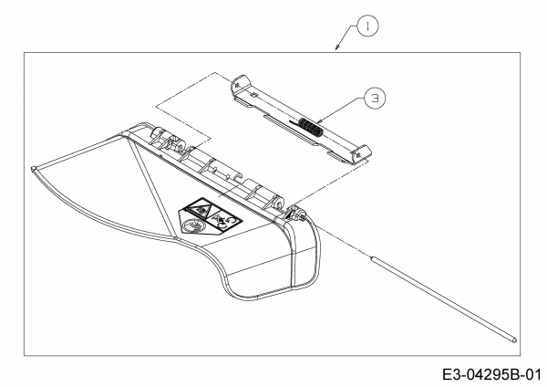 Cub Cadet Ersatzteile Rasentraktoren LGTX 1050 13AS92AP056  (2014) Deflektor