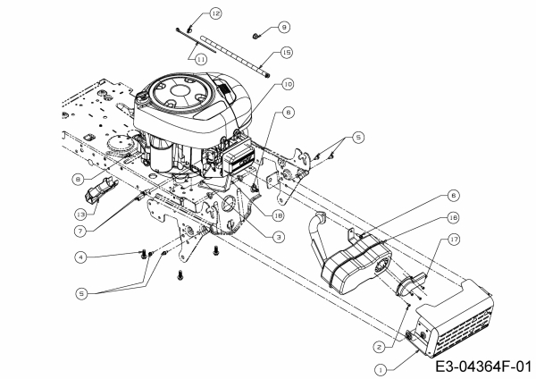Ersatzteile Mastercut Rasentraktoren Mastercut 76 Typ: 13HH761C659  (2015) Motorzubehör