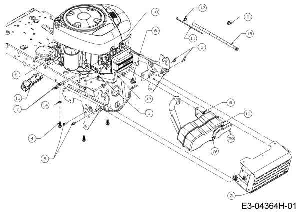Ersatzteile WOLF-Garten Rasentraktor A 92 H Typ: 13AH71RE650  (2020) Motorzubehör 