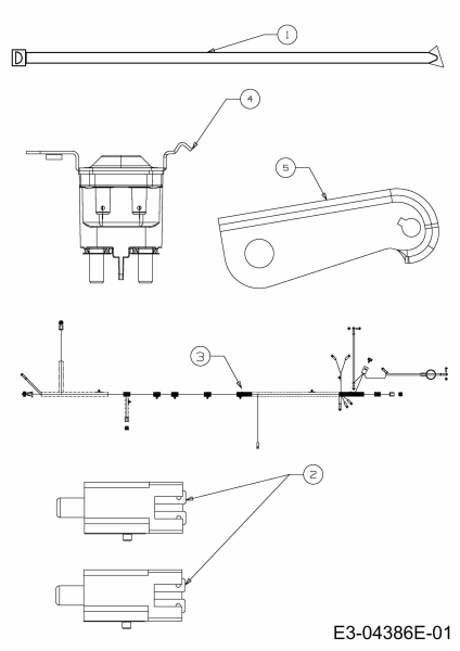 Ersatzteile Mastercut Rasentraktoren Mastercut 96 Typ: 13HH761F659  (2014) Elektroteile