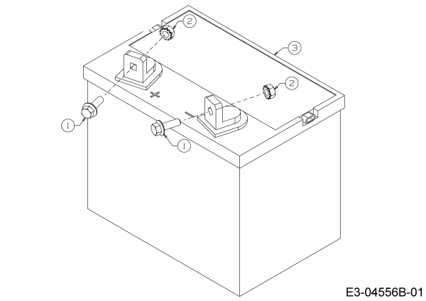 Ersatzteile Gartenland Rasentraktoren GL 14-92 H Typ: 13AB71KE640 (2021) Batterie